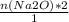 \frac{n(Na2O)*2}{1}