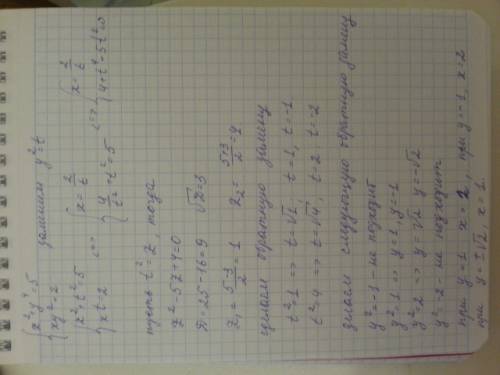 50 только решите это ! x^2+y^4=5 (система) xy^2=2(система) решите