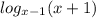 log_{x-1}(x+1)