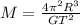 M = \frac{4 \pi ^2R^3}{GT^2}