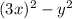 (3x)^{2}-y^{2}