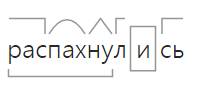 Как разобрать по составу слово распахнулось