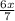 \frac{6x}{7} \\