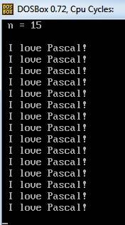 Напишите процедуру, которая выводит на экран фразу я люблю паскаль заданное в ее параметре колич