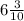 6 \frac{3}{10}