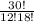 \frac{30!}{12!18!}