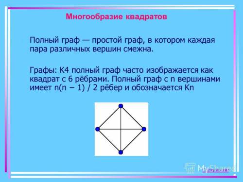 Что означает граф линии. например у квадрата.