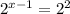 2^{x-1} = 2^{2}