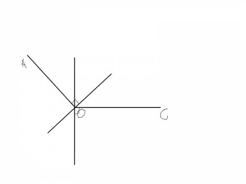 Можно с рисунком начертите тупой угол аос . через вершину угла о проведите перпендикулярные прямые к
