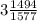 3\frac{1494}{1577}