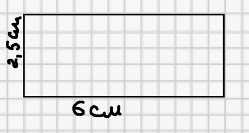 Изобразите прямоугольник , одна из сторон которого на 3.5 см больше другой,а длина диогонали 6.5 см.