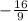 -\frac{16}{9}