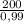 \frac{200}{0,99}