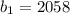 b_{1}=2058