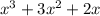 x^3+3x^2+2x