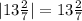 |13 \frac{2}{7}|=13 \frac{2}{7}