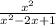 \frac{ x^{2} }{ x^{2} -2x+1}