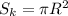 S_{k} = \pi R^{2}