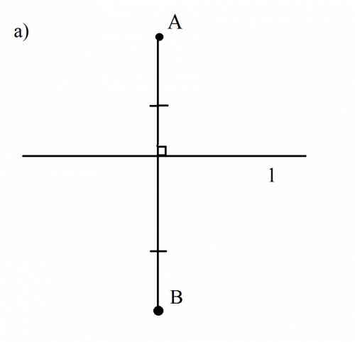 Начертите произвольную прямую l и отметьте произвольную точку a, не лежащую на прямой l. а) постройт