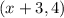 (x+3,4)