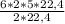 \frac{6*2*5*22,4}{2*22,4}