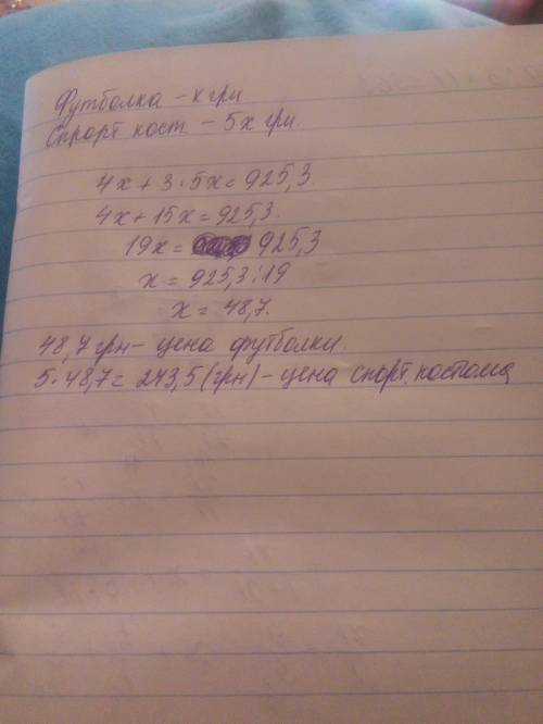 Кфутбольным соревнованиям преобрели 4 новых футболки и 3 спортивных костюма. спортивный костюм , в 5