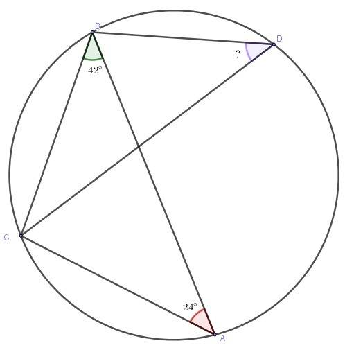 Точки a,b c и d лежат на окружности,