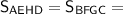 \sf S_{AEHD} = \sf S_{BFGC} =