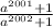 \frac{a^{2001}+1}{a^{2002}+1}