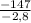 \frac{-147}{-2,8}