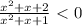 \frac{ x^{2}+x+2 }{ x^{2}+x+1 } \ \textless \ 0