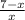 \frac{7-x}{x}