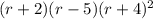 (r+2)(r-5)(r+4)^2