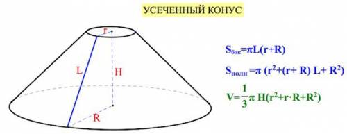 Напишите формулы по теме тела вращения.у нас завтра контрольная и я не знаю эту если вам не сложно р