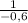 \frac{1}{-0,6}