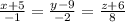 \frac{x+5}{-1}= \frac{y-9}{-2}= \frac{z+6}{8}