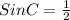 SinC= \frac{1}{2}