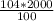 \frac{104*2000}{100}