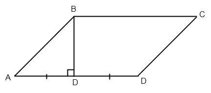 Найдите площадь параллелограмма abcd у которого один из углов равен 45 , высота be проведенная из ве