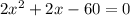 2x^{2}+2x-60=0&#10;&#10;