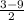 \frac{3 - 9}{2}