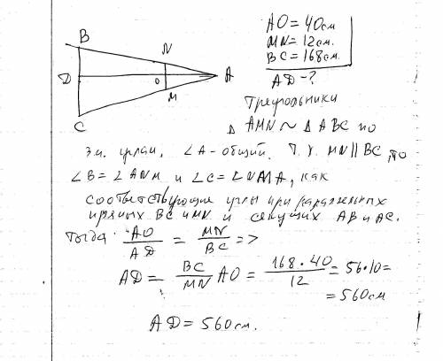 Ханна держит линейку вертикально на расстоянии 40 см от себя и смотрит на терри , которaя кажется дл