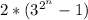 2*(3^{2^n}-1)