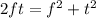 2ft=f^2+t^2