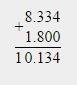 Решите пример (8,334+3,75*0,48-20,8*0,465)/4,62 столбиком