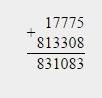 Спримером 17775+1601•508-11094: 86 если можно в столбик