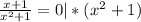 \frac{x+1}{x^2+1}=0|*(x^2+1)