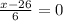 \frac{x-26}{6} =0