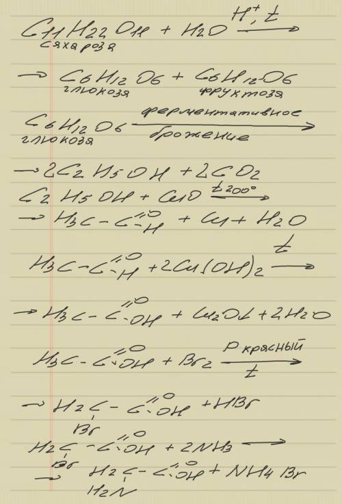 За решение поставлю лучший ответ! написать уравнения реакции с которых можно осуществить следующие п