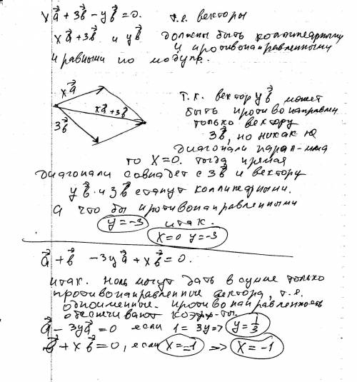 На векторы (несложная) векторы не коллинеарны. найдите числа , удовлетворяющие равенству написать по